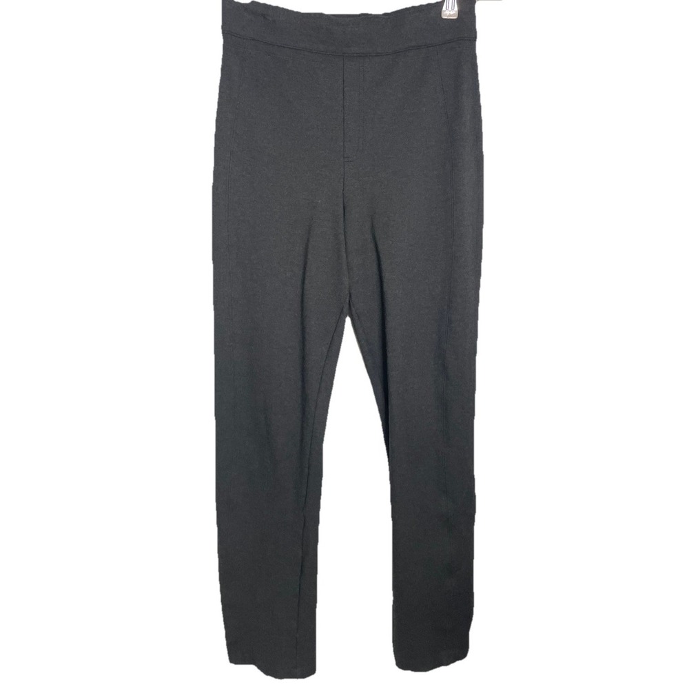 Spanx The Perfect Pant Ankle Ponte Pull On Gray Womens Medium Stretch